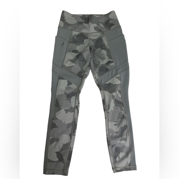 Athleta Gray Camo Women's Leggings Sz‎ XS - Picture 1 of 5